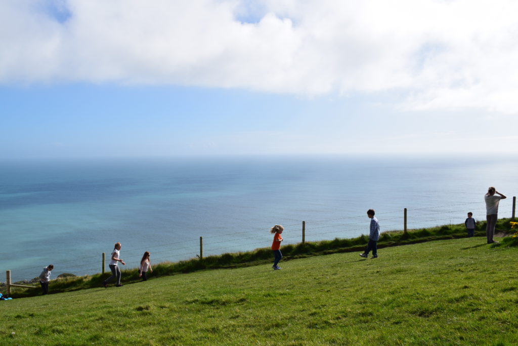 On the way to Lulworth Cove from Durdle Door