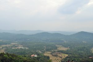 Mountainous view of Coorg