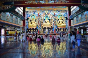 Namdroling Monastery: The Prayer Hall