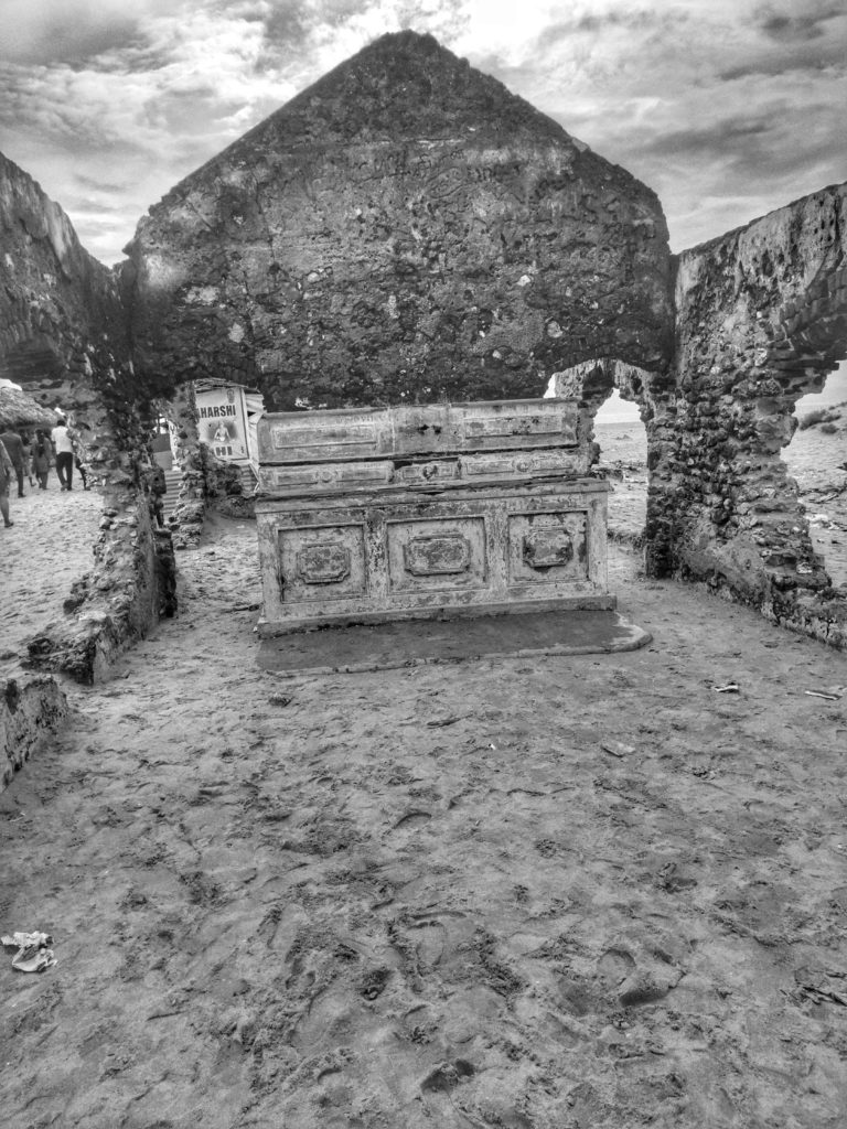 Remains of the Altar at the church