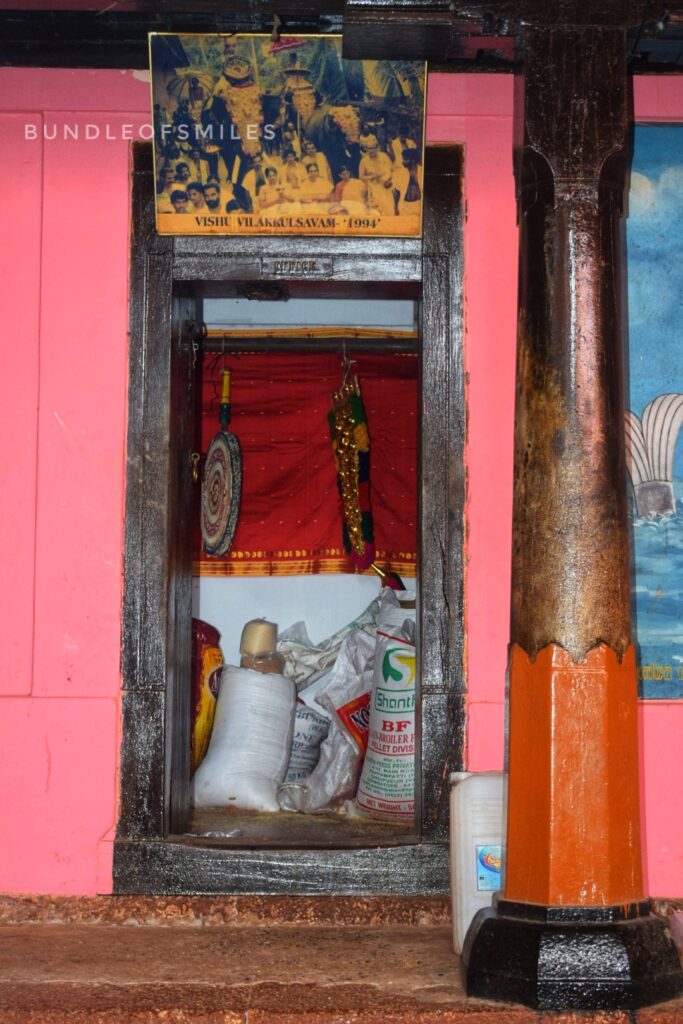 Store room of the temple